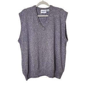 VINTAGE MARK SCOT 80s V Neck Sweater Cutoff Sleeve Vest